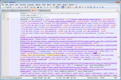 Notepad++ Indentation Automatique – comment formater un fichier XML? : Fichier XML non formaté