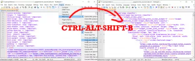 Cum se formatează XML în Notepad ++ : Comandă rapidă de formatare Notepad ++ XML: CTRL + SHIFT + ALT + B