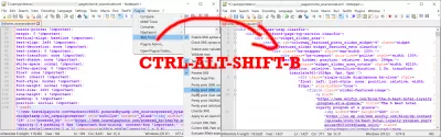 Notepad ++でXMLをフォーマットする方法 : Notepad ++ XMLフォーマッターのショートカット：CTRL + SHIFT + ALT + B