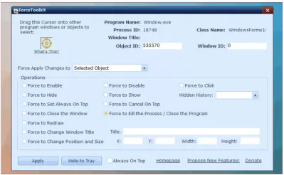 ForcetoolKit Review: Promijenite stanje prozora