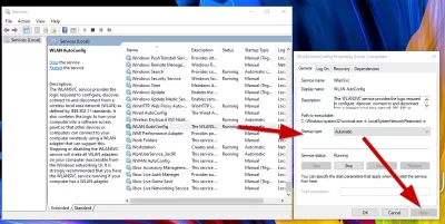 Windows 10 Can't Find WiFi After Network Adapter Reset : Step 5: Open the Services (Local) tab