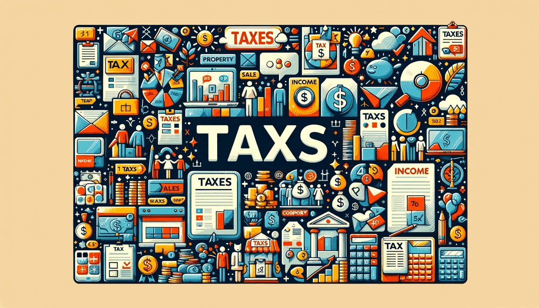 Types of taxes: Today there are different types of taxes for every activity