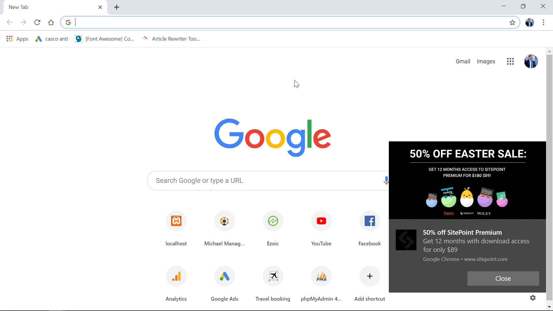 how to turn off notifications in chrome windows 10