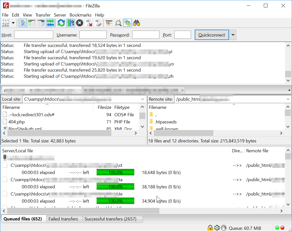 how to increase filezilla download speed