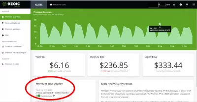 Ezoic 프리미엄 검토 – 그만한 가치가 있습니까? : 자격이있는 경우 자동으로 더 높은 수입 계층으로 전환되는 프리미엄 자동 업그레이드 옵션
