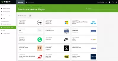 Ezoic 프리미엄 검토 – 그만한 가치가 있습니까? : Ezoic 프리미엄 광고 여행 파트너는 항공, 기술, 자동차, 소셜 미디어, 여행 광고주 등이 있습니다.