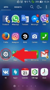 Android stop phone overheating : Select Settings app