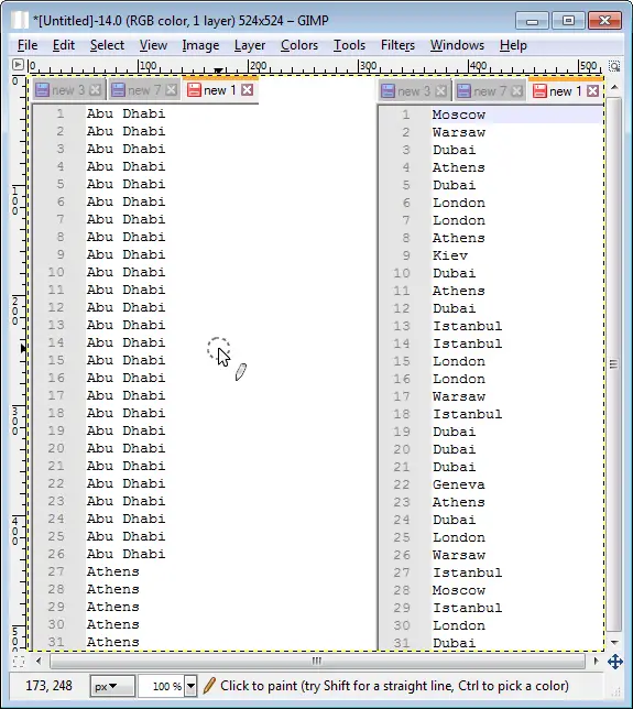 Gimp how to draw a straight line or an arrow YB Digital