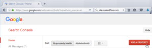 How to add a website on Google for indexation : Add property on Google Search Console