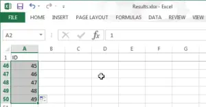 How to combine two data sets and create all possible combinations with Excel : Result file with IDs for all possibilities