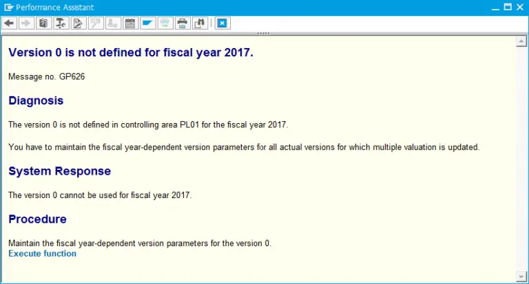 SAP How to solve Version is not defined for fiscal year – YB.Digital