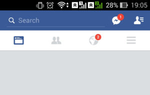 Android - Facebook not responding / process mdnsd draining battery : Facebook application not displaying any content