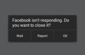 Android - Facebook not responding / process mdnsd draining battery : Facebook application not responding