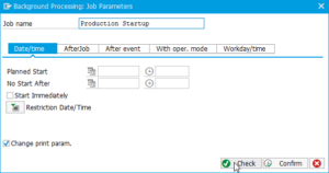 SAP Message C+302 - Material ledger not active in plant : Background job startup