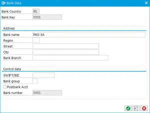 SAP S/4 HANA ECC6.0 Create a Business partner in new BP transaction : Entering new bank data