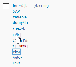 Wordpress missing language posts links with Polylang : Edit a post to link it to its translations