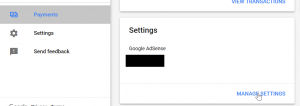 Google AdSense change payment threshold and schedule : Manage settings options for payment