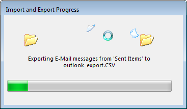 Export OutLook contacts to CSV