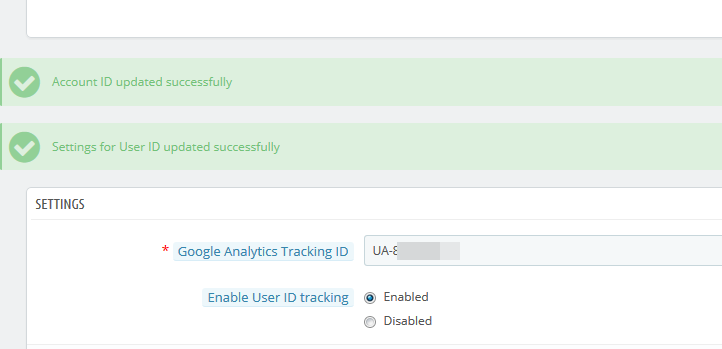 Prestashop Google Analytics tracking