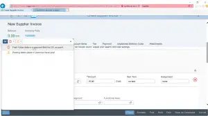 Solve the error field value date is a required field for G/L account ...