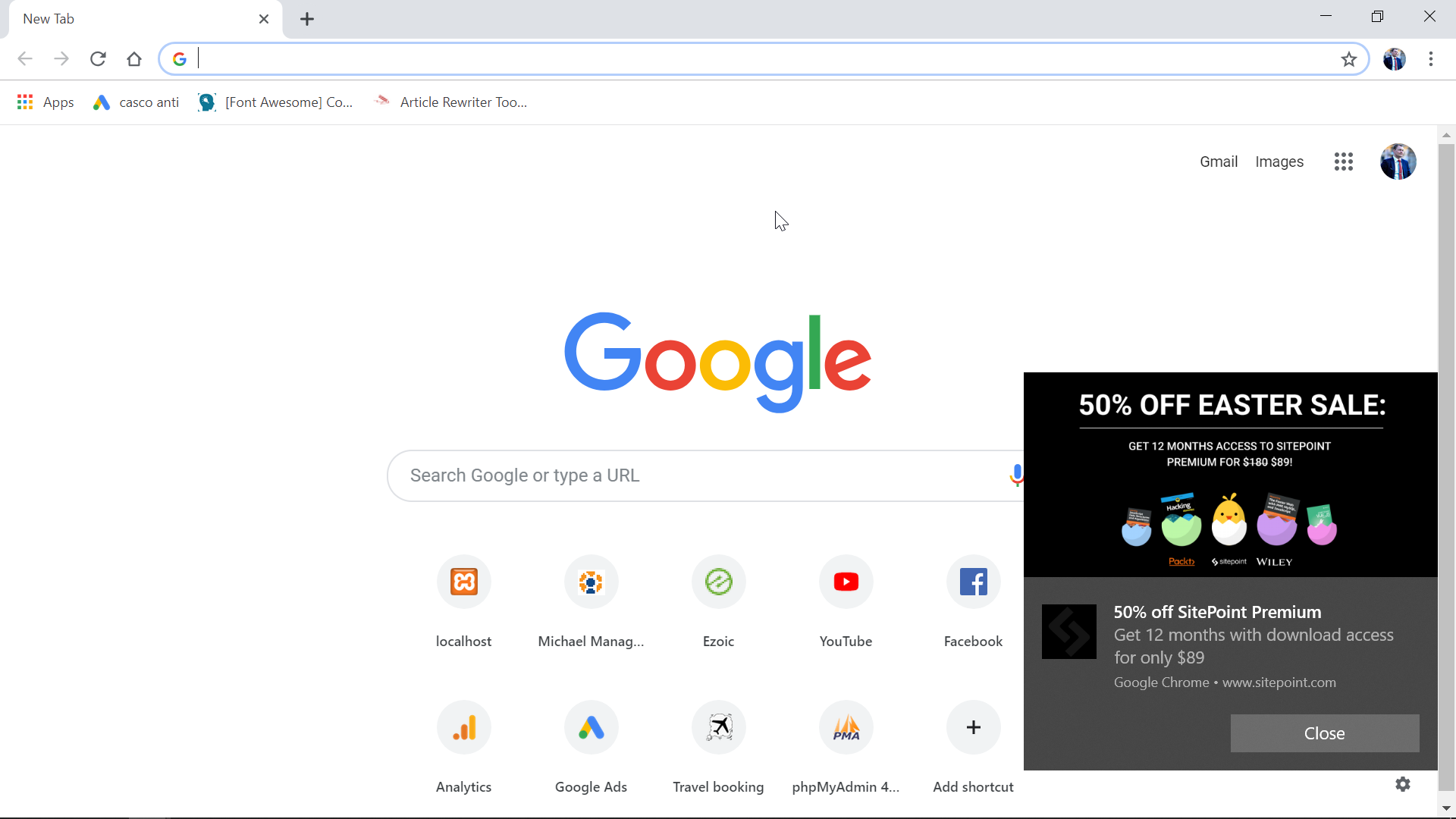 How to turn off Chrome notifications on Windows10?